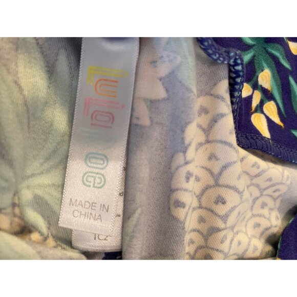 LuLaRoe Pineapple Tropical Print Leggings TC2 - Picture 3 of 8